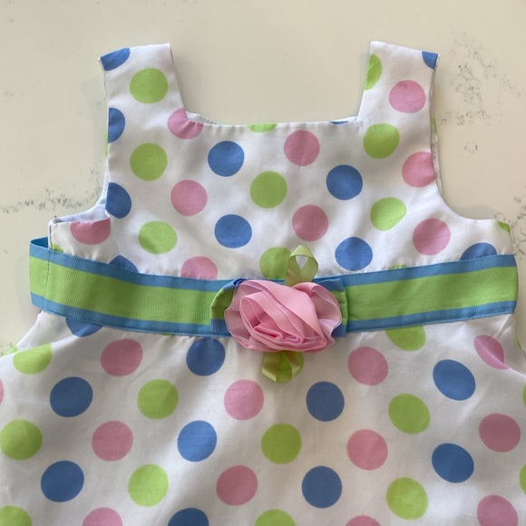 Adorable polkadotted spring dress size 3X - Picture 2 of 8